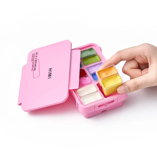 SET DE GOUACHE HIMI FRESH BOTANIC 12 COLORES 12G 7