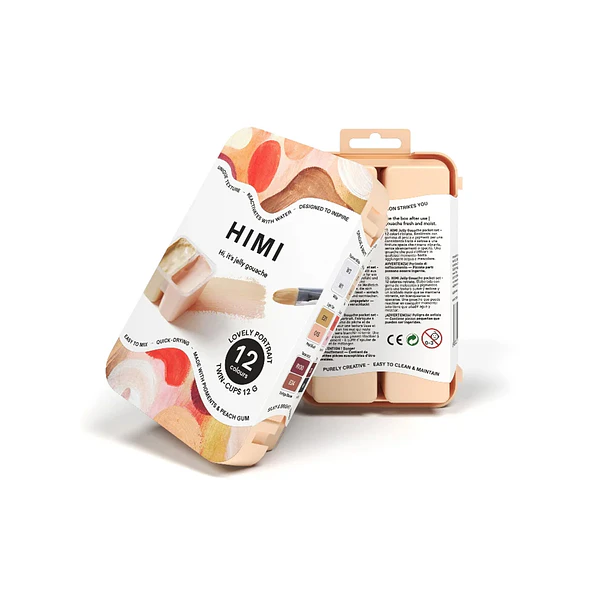 SET DE GOUACHE HIMI LOVELY PORTRAIT 12 COLORES 12G 3