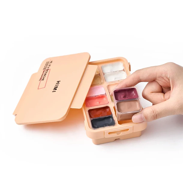 SET DE GOUACHE HIMI LOVELY PORTRAIT 12 COLORES 12G 5