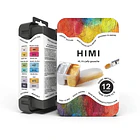 SET DE GOUACHE SHINY METALLIC HIMI 12 COLORES 12G 1