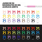 ARRTX SET DE 24 BOLÍGRAFO DE GEL ACRÍLICO 7