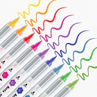 ARRTX MARCADORES ACRÍLICOS DE 60 COLORES (PUNTA PINCEL) 8