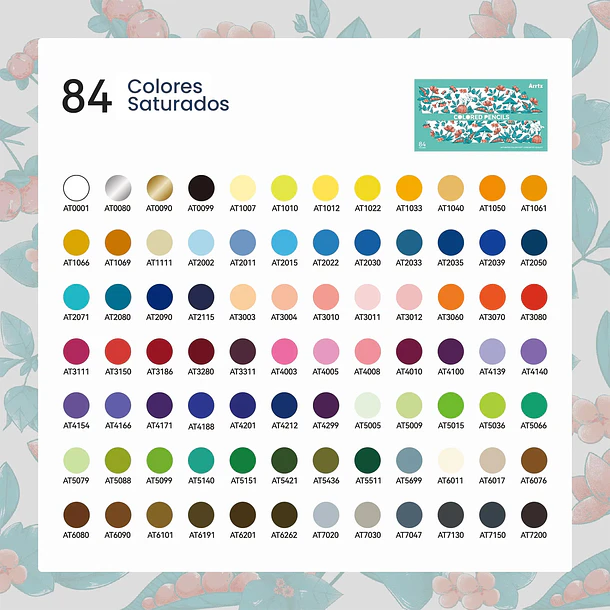 ARRTX 84 LÁPICES DE COLORES 2