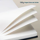 ARRTX CUADERNO DE BOCETOS DE 60 HOJAS TAMAÑO A6 TAPA DURA 4