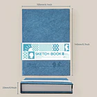 ARRTX CUADERNO DE BOCETOS DE 60 HOJAS TAMAÑO A6 TAPA DURA 2
