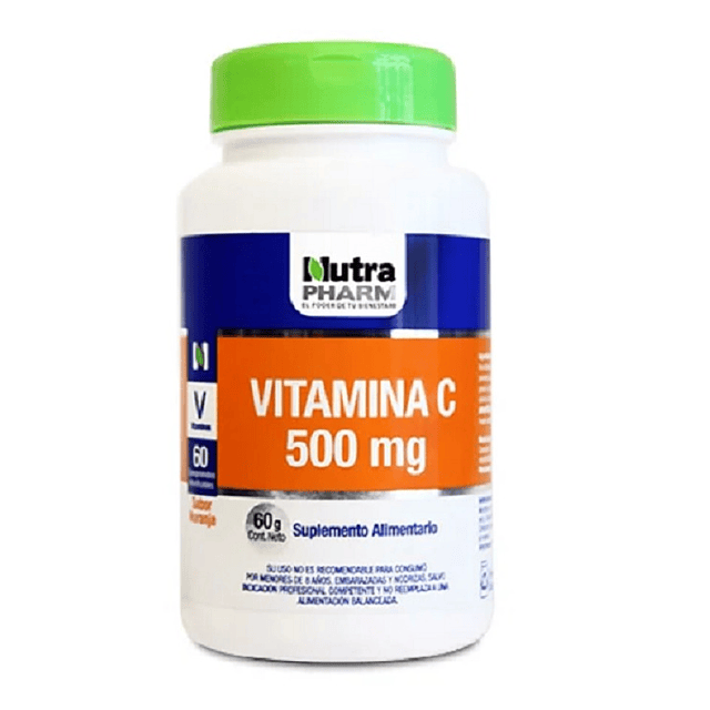 Vitamina C 500 Mg Nutrapharm (sistema Inmunologico)