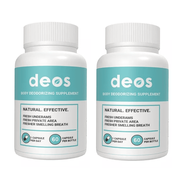Pack 2 Deos Natural 60 Cáps – Desodorante Interno Natural Vegano
