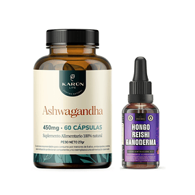 Pack Ashwagandha Karün + Reishi Gotas