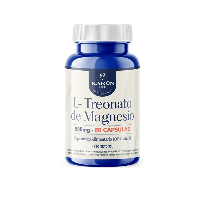 L-Treonato de Magnesio 60 cápsulas – Sueño profundo y claridad mental 