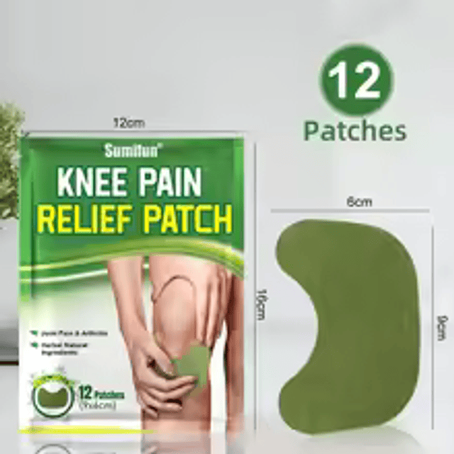 Parches para Alivio del Dolor de Rodilla – Pack 12 Unidades
