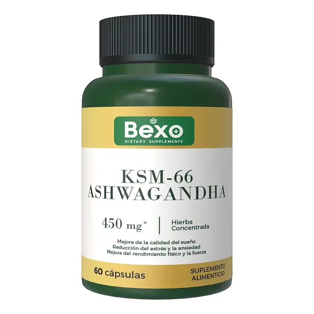 Ashwagandha KSM-66® 450mg Bexo – 60 Cápsulas