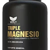 Triple Magnesio Vitalystic 500mg – Bisglicinato, Citrato y Taurato – 90 Cápsulas