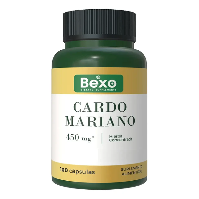 Cardo Mariano 450 mg 100 Cápsulas Bexo