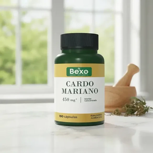Cardo Mariano 450 mg 100 Cápsulas Bexo