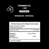 Vitamina K2 + D3 Premium 120 Cápsulas | Vitly