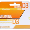 Vitamina D3 800 UI 30 Comprimidos | Apoyo para Huesos y Sistema Inmune