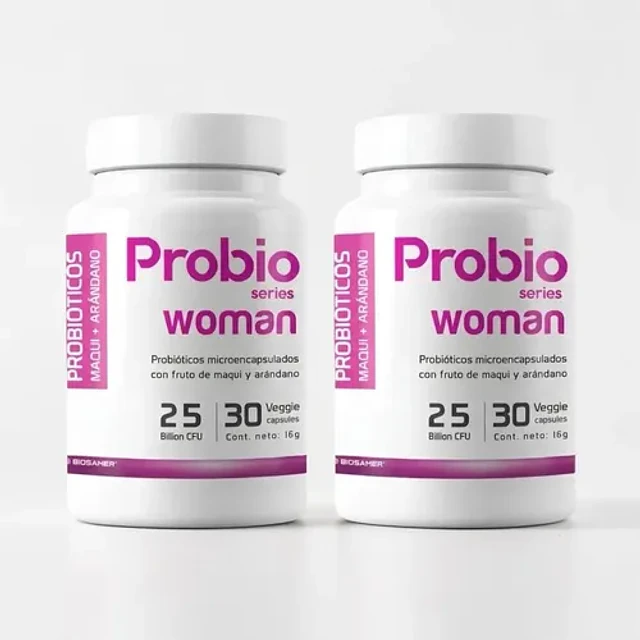 Pack Probiótico Woman 25 Billones (2 Meses) Biosamer
