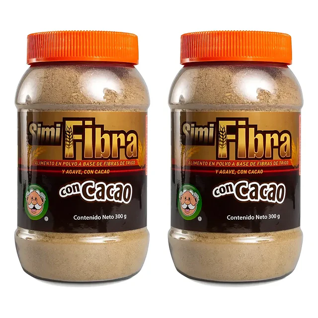 Pack 2 Simi Fibra con Cacao  x 300 g – Bienestar Digestivo Natural