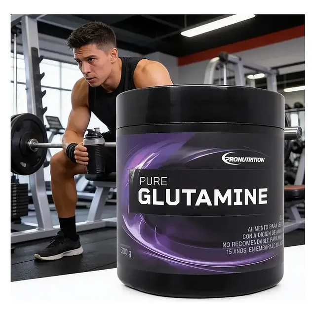 Pure Glutamine L-Glutamina en Polvo 300 g Pronutrition