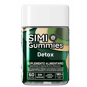 Simi Gummies Detox Manzana 60 Gomitas