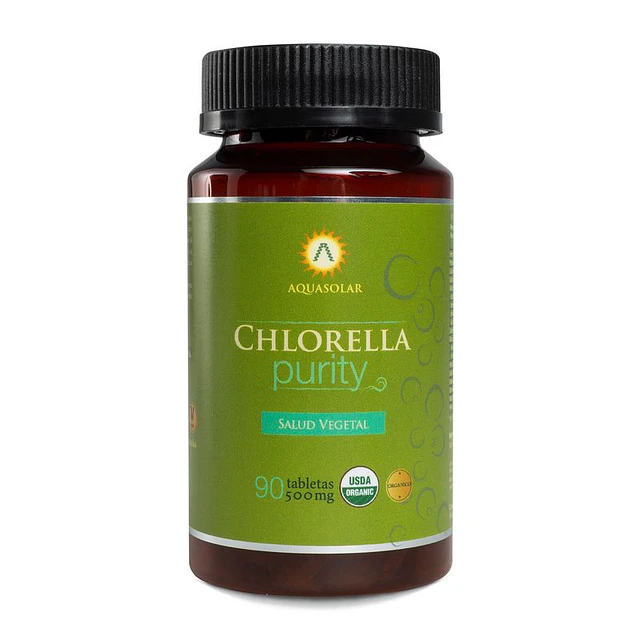 Chlorella Purity 500 mg 90 Tabletas | Aquasolar