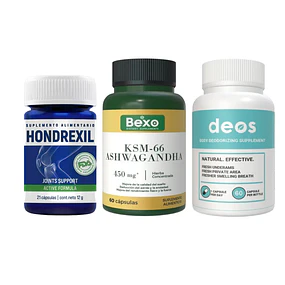 🎃 Pack Trío Cero Susto – KSM-66 + Hondrexil + Deos Natural 60