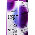 Antiage : Colageno Tipo I y II + Coenzima Q10 + Vit C Nf 200 Capsulas