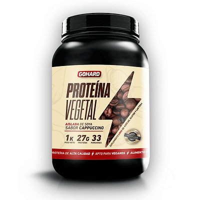 Proteina Vegetal Gohard 1 Kg Sabor Cappuccino