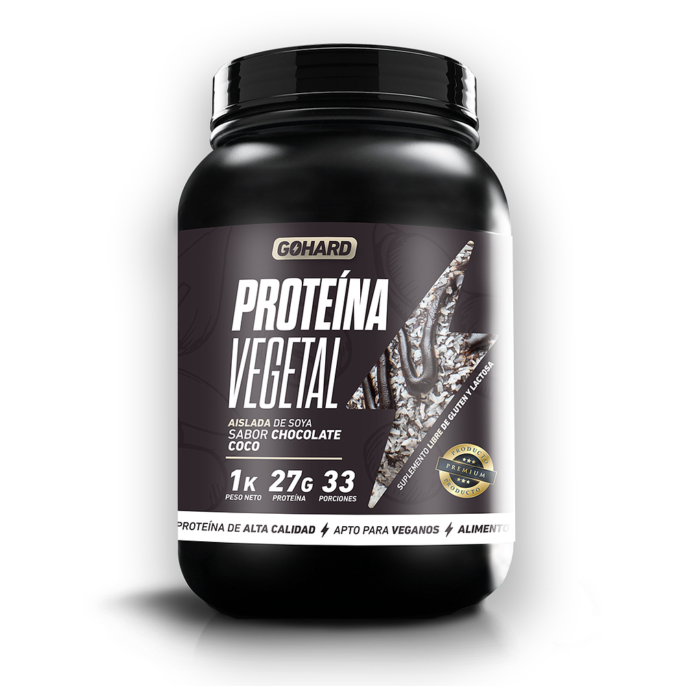 Proteína Vegetal Gohard 1 Kg Sabor Chocolate Coco