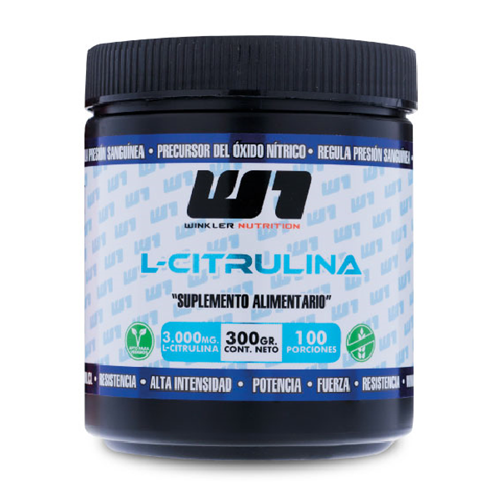 L- Citrulina 100% 3000mg 300 Gr Winkler.