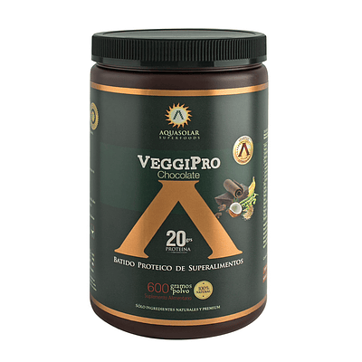 Veggi Pro Chocolate Batido Proteico Vegano 600Grs  Polvo