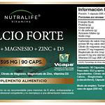 Calcio Forte c/ Magnesio + Zinc + Vit D3 Lf 180 Caps 2x90