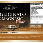 Bisglicinato / Glicinato De Magnesio Plus Lf 270 Capsulas 3x90