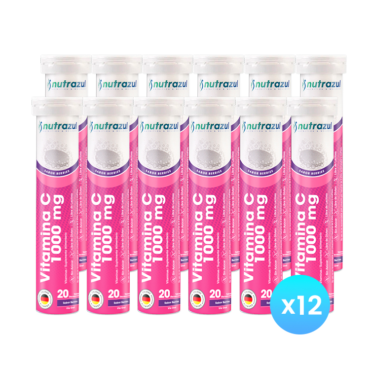 Vitamina C 1000mg x 12 Berries