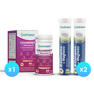 Pack Cranberry + 2 B-Complex + Magnesio