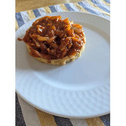 Hambúrguer de Peixe com Molho de Escabeche