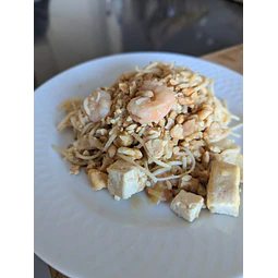 Pad Thai de Camarão e Legumes