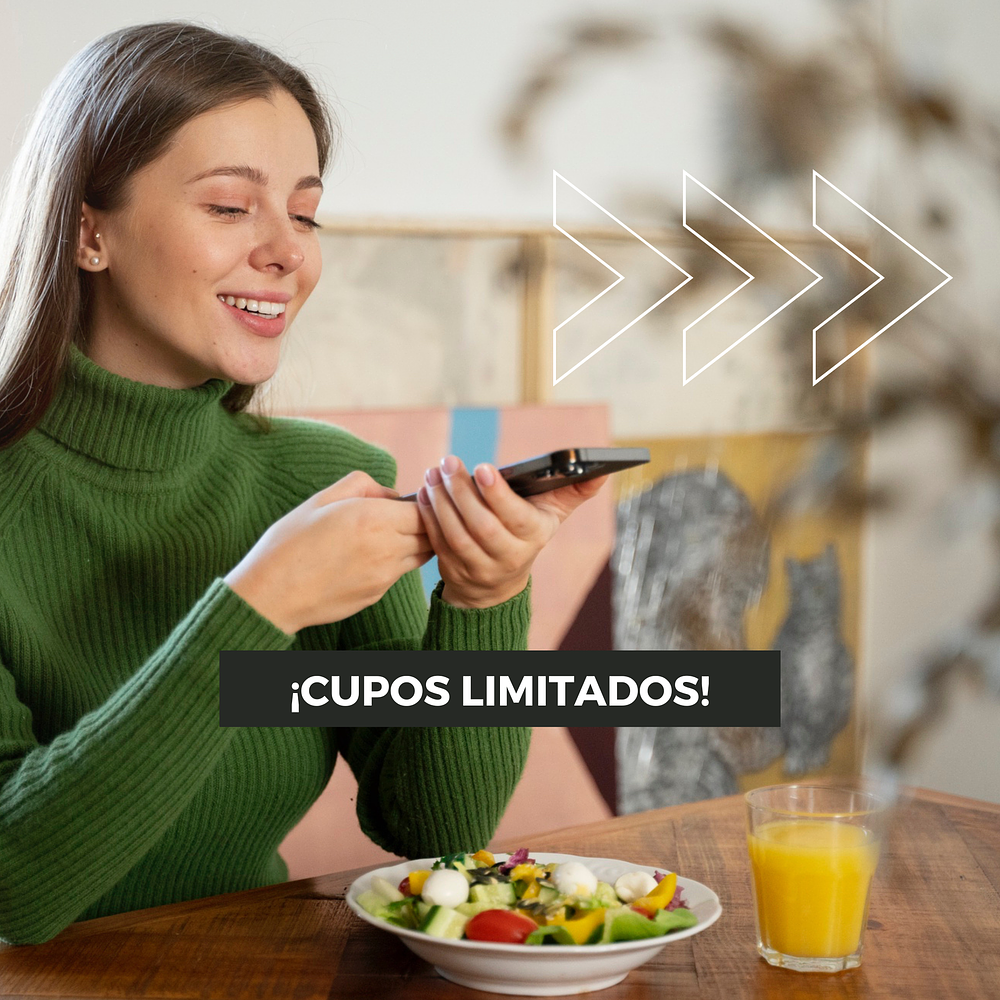 3 Meses de Asesoría Nutricional (Cupos Limitados)