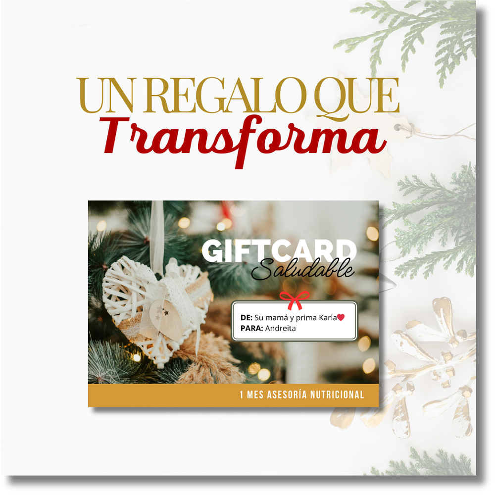 Gifcard Navideña (1 Mes)