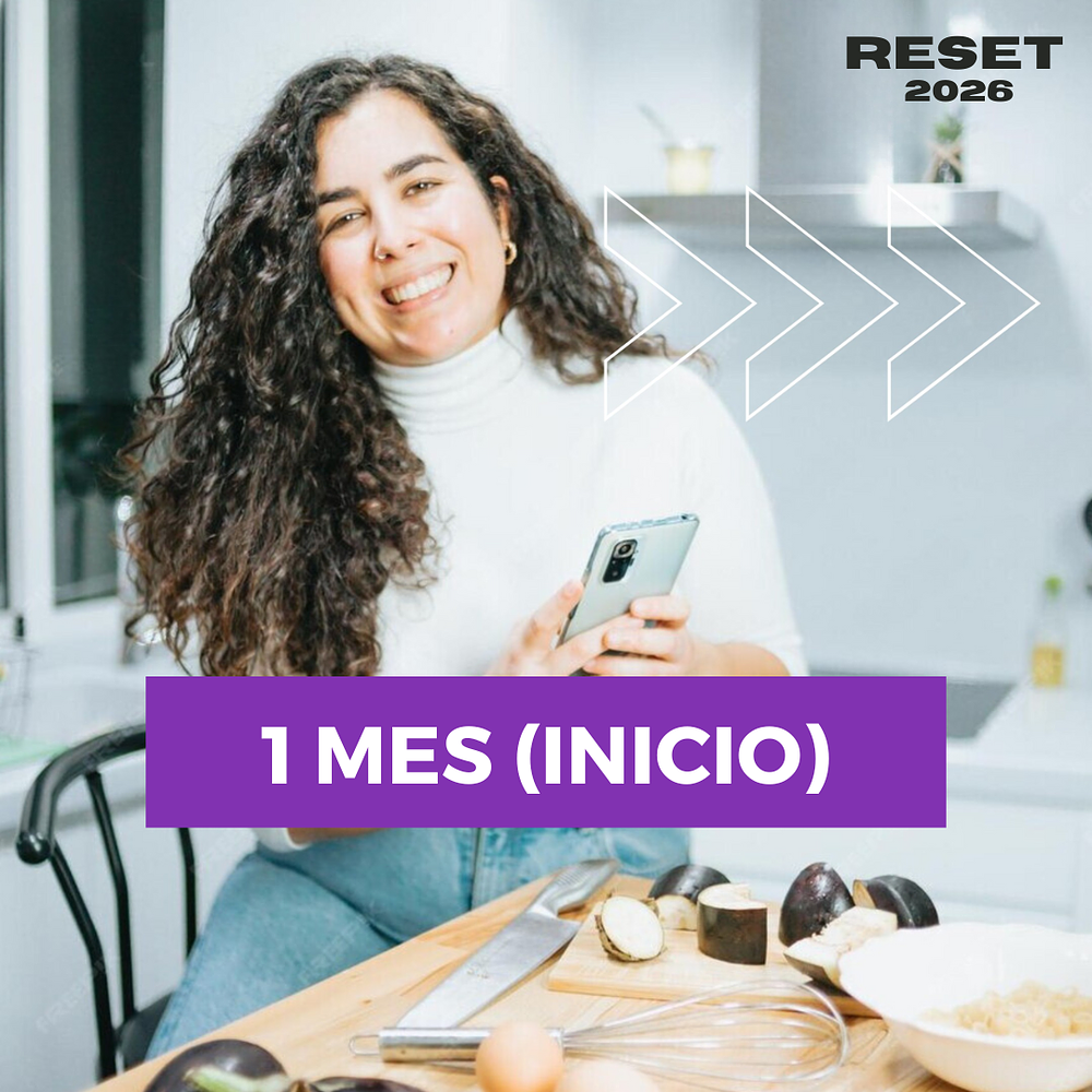 ASESORÍA NUTRICIONAL INDIVIDUAL - INICIO ( Por 1 Mes) 