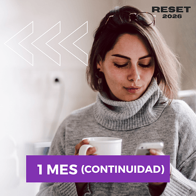 ASESORÍA NUTRICIONAL INDIVIDUAL - CONTINUIDAD  (Por 1 Mes) 