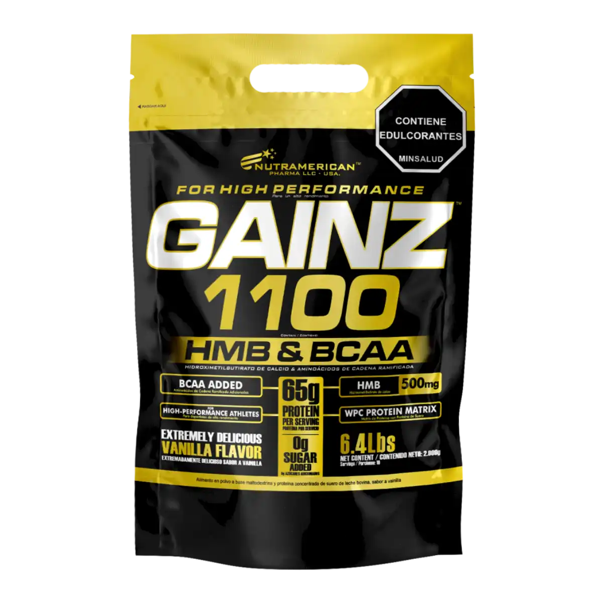 GAINZ 3LB - 6LB NUTRAMERICAN PHARMA 1