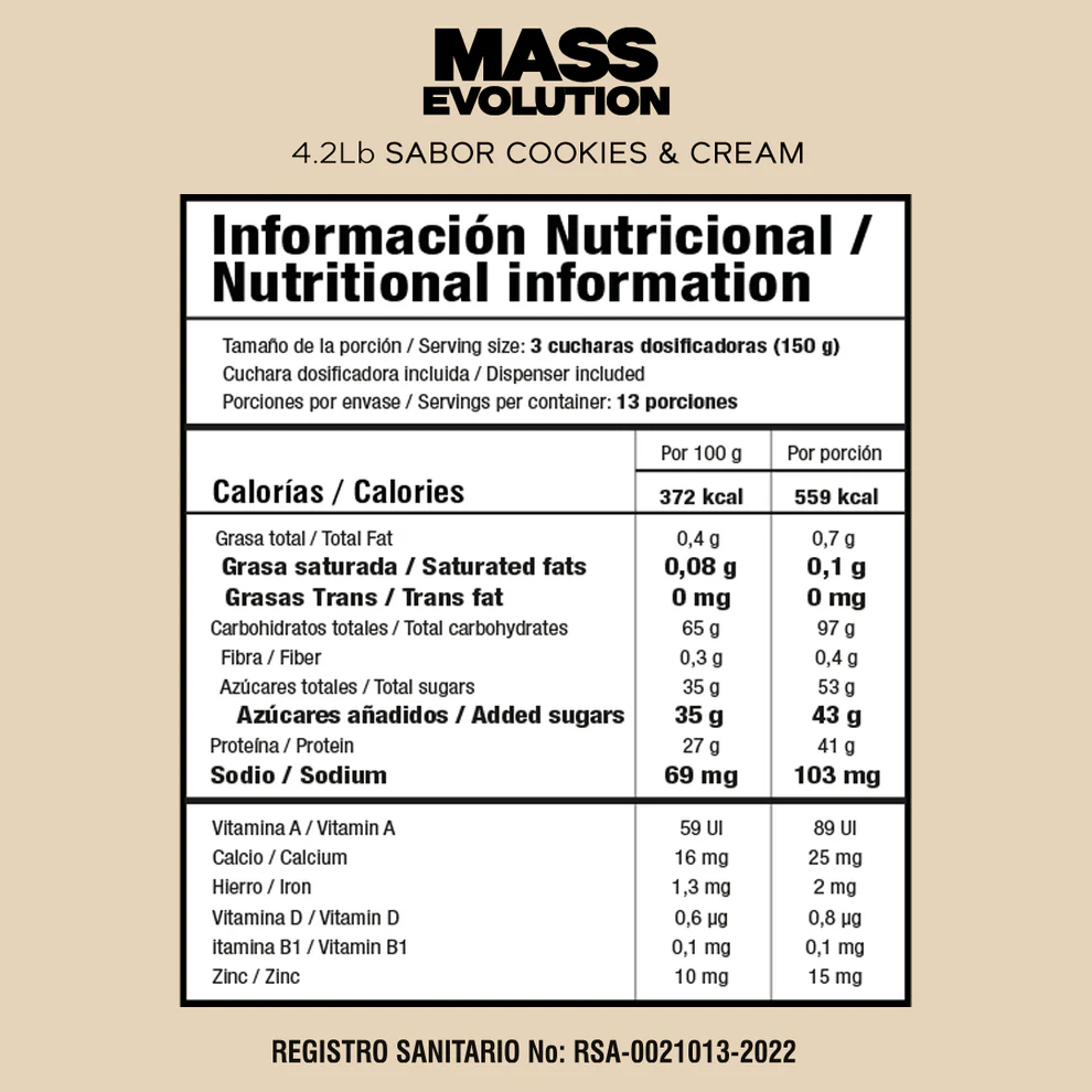 MASS EVOLUTION 2LB - 4LB- 10LB 6