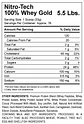 NITROTECH WHEY GOLD MUSCLETECH 2LB - 5LB - Miniatura 2