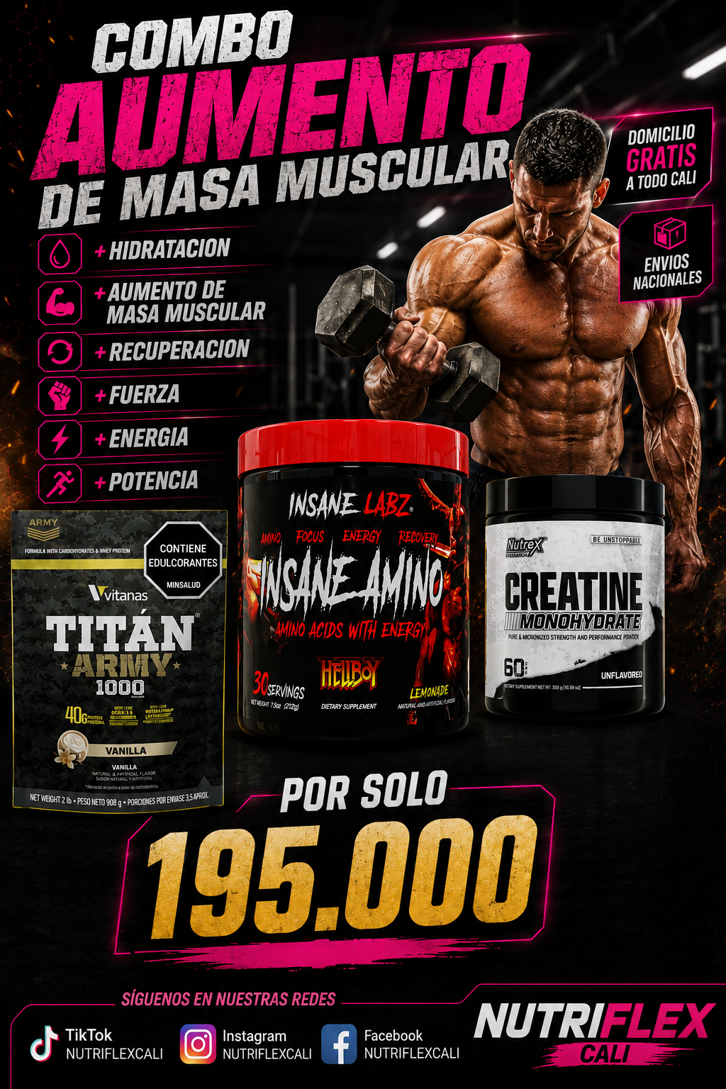 COMBO AUMENTO MASA MUSCULAR  1