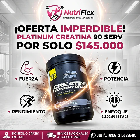 PLATINUM CREATINE MONOHYDRATE 90 SERV