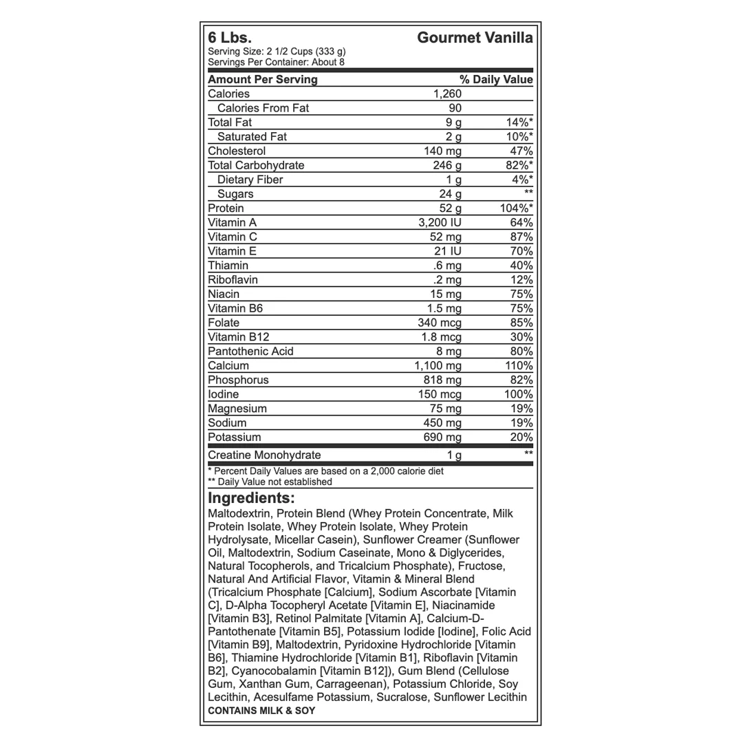 SUPER MASS GAINER 6LB 2