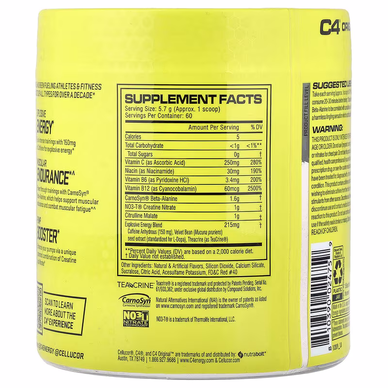 C4  60 SERV - CELLUCOR  4