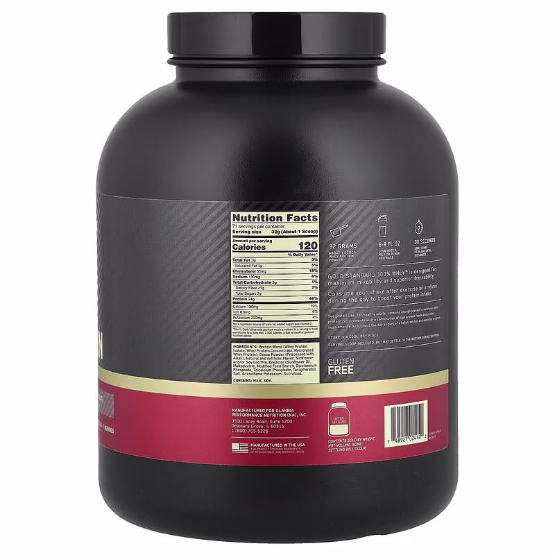 GOLD STANDARD 2LB - 5LB - 10LB  OPTIMUN NUTRITION 1