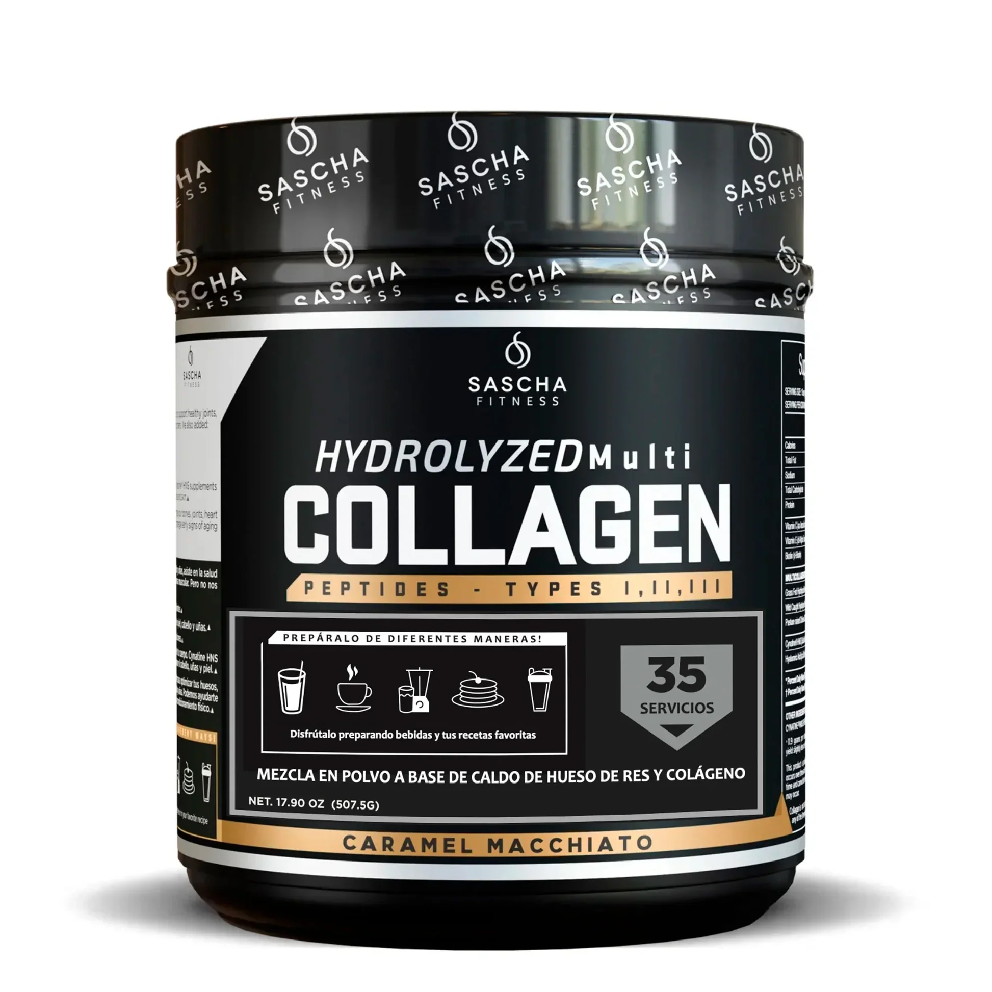 COLLAGEN HYDROLYZED 35 SERV / SASCHA FITNESS 3